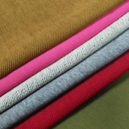 OSION **32支全棉大卫衣面料针织童装毛圈布320克加厚纯棉鱼鳞布  LX0117010图7
