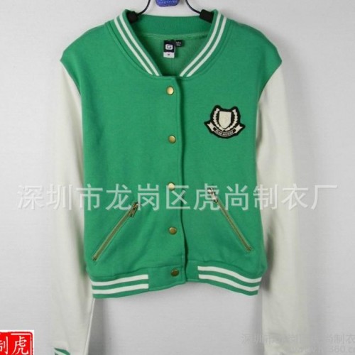 外贸棒球服男 棒球衫 棒球衣 卫衣 韩版棒球外套原单工厂定做图2