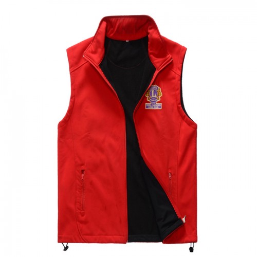 男装加工 工作服马甲定制超市工服定做印字 广告志愿者马夹背心订做logo 抓绒马甲定制 保暖工作服背心秋冬季摇粒绒马甲定图3