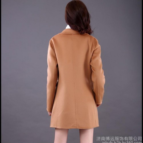 FAZOYARA芳踪杳然，女式风衣/大衣，手工双面羊绒大衣图2