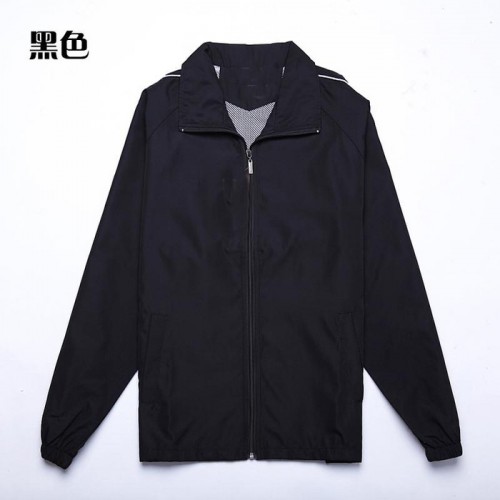 中山2015新款工作服装外套拉链广告志愿者风衣批发定做图1