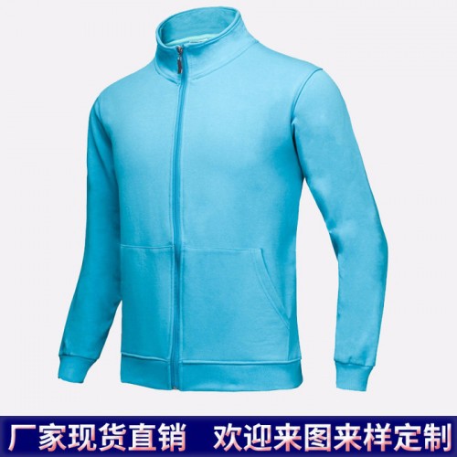欧迩顿立领卫衣定制印logo工作服外套定做文化衫广告服班服法拉绒摇粒绒图2