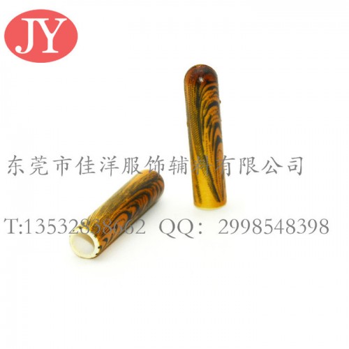 东莞佳洋工厂大量供应豹纹塑胶啤嘴 绳帽头 卫衣头  尾夹图6