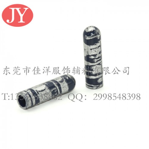 东莞佳洋工厂大量供应豹纹塑胶啤嘴 绳帽头 卫衣头  尾夹图4