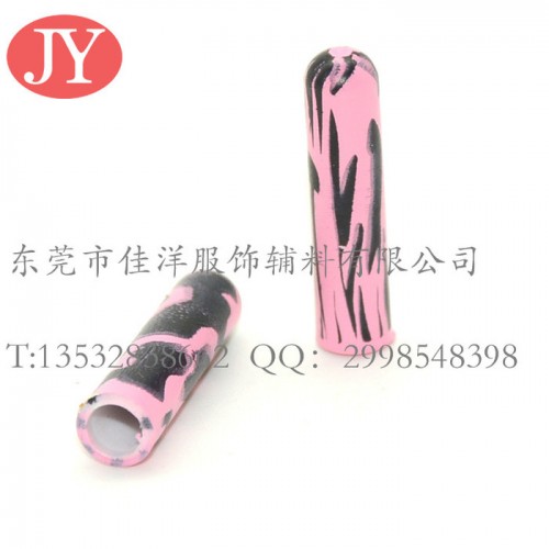 东莞佳洋工厂大量供应豹纹塑胶啤嘴 绳帽头 卫衣头  尾夹图5