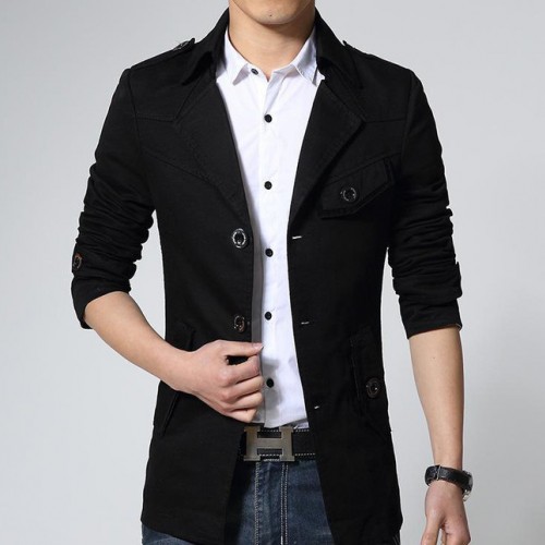 代理原装风衣XL中长款(65cm＜衣长≤80cm)现货图1