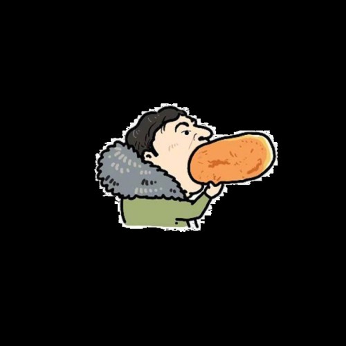 鼎信烫画**王思聪吃热狗同款卫衣烫画图案王思聪吃面包图3