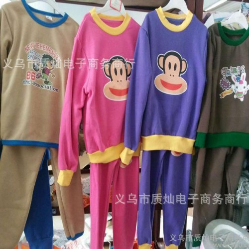 跑江湖秋冬款儿童套装 儿童运动服套装 儿童套装卫衣2件套新产图3