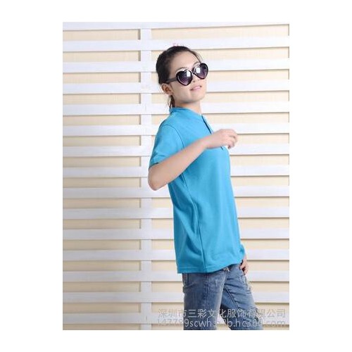 定制复古领V领圆领翻领T恤义工服班服广告衫工作服马甲制图印制图4