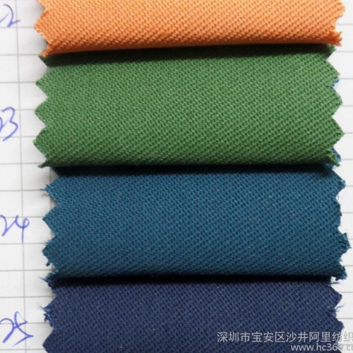 纱卡面料 全棉双面斜纹布 风衣面料 双面斜纹 裤子面料 15图1