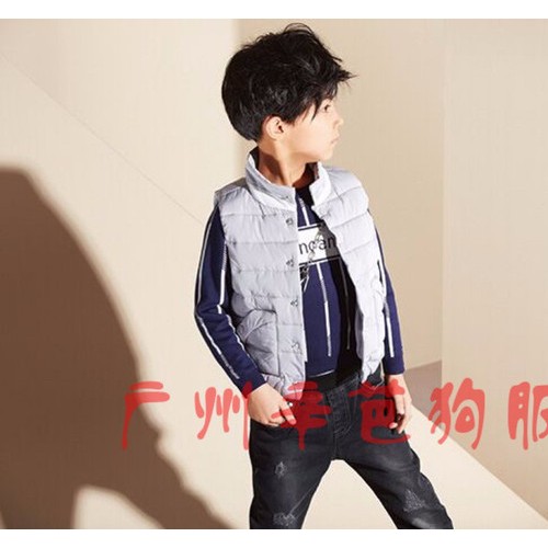 妈咪之星 儿童加棉马甲中小中大童**童装厂家库存货源处理图3