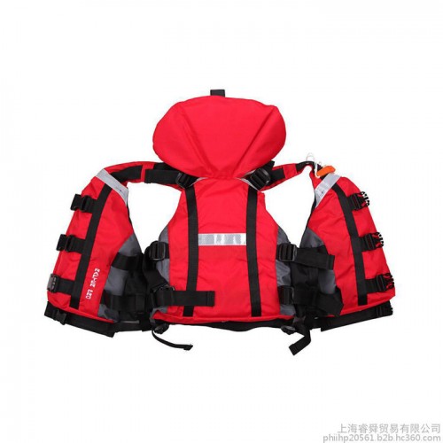 Shakoo专业救生衣 冲锋发烧友皮划艇漂流帆船冲浪救生马甲图8