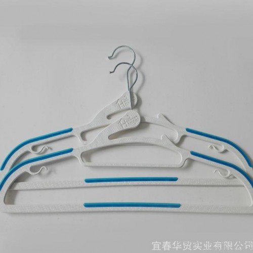 高品质出口衣架 防滑无痕服装架子 干湿衣服两用防风衣架塑料图3