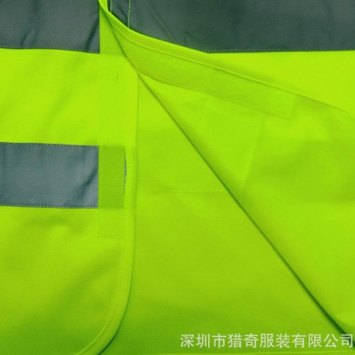 交通安全服装,深圳服装厂定制3M安全反光背心，反光马甲 反光马夹图2