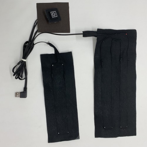 一拖二碳纤维发热片带调温开关可调温**适于服装马甲加热图5