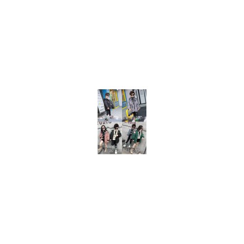 云南曲靖童装批发市场图片潮版韩范儿新款儿童棉服风衣外套批发简约百搭纯棉加厚风衣货源图7