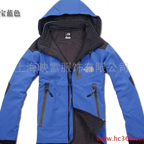 供应外贸春秋款软壳冲锋衣批发|弹力抓绒衣防风衣|休闲户外登山服图2