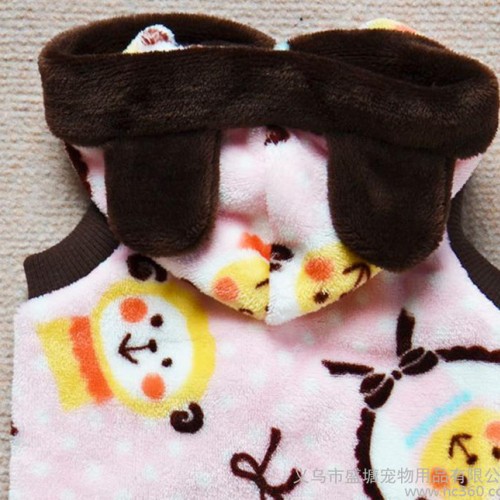 新品保暖狗狗衣服宠物法兰绒小羊小马甲宠物衣服直销一件代发图2