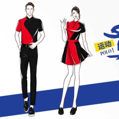 派登 企业原创定做Polo衫 男女式工作服长短袖定做图2