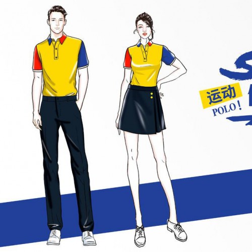 派登 企业原创定做Polo衫 男女式工作服长短袖定做图5