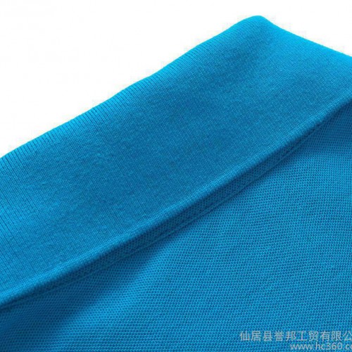 新款特价 男式POLO衫 纯色珠地网眼 短袖翻领POLO衫直销图3