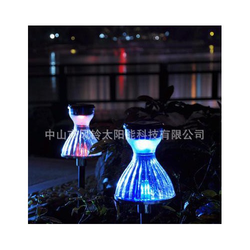 太阳能DG裙子灯  太阳能彩色庭院 高透光花园用装饰 速卖通图2