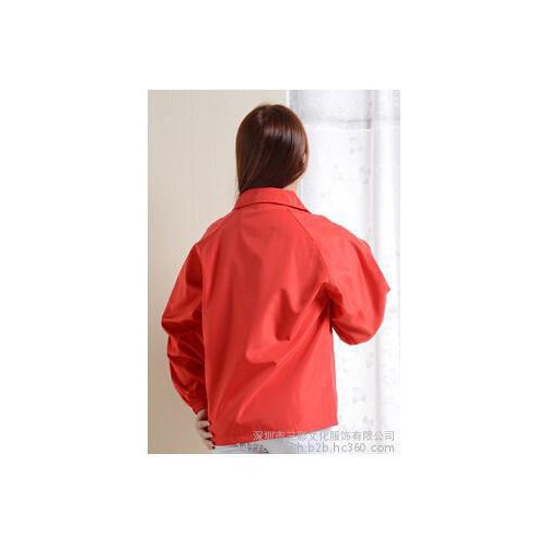 加厚复合料拉链|男女外套|工作服志愿者|运动挡风|广告风衣定制图4