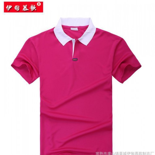 2015新款夏装 户外运动polo衫 男女款短袖纯棉polo图3
