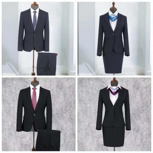 上海行欢厂家西服西装 马甲职业工作西服套装衬衫西服供应批发定制绣印LOGO 上海工作西服 上海职业工作西服图4