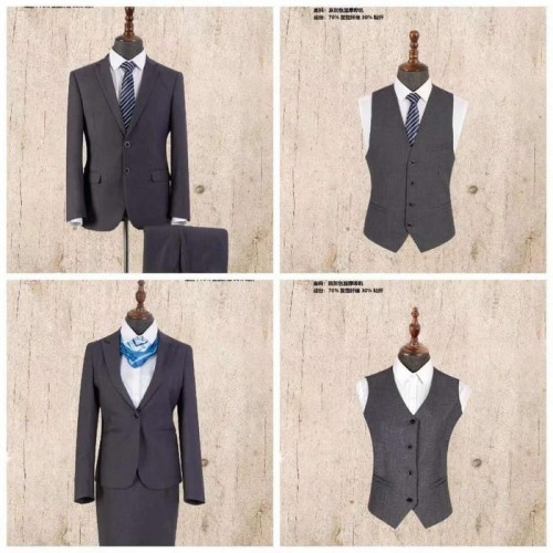 上海行欢厂家西服西装 马甲职业工作西服套装衬衫西服供应批发定制绣印LOGO 上海工作西服 上海职业工作西服图7
