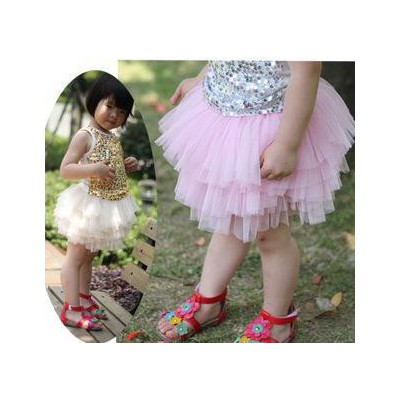 六一特价儿童装 韩版超美女童六层蓬蓬纱裙 儿童半身裙子