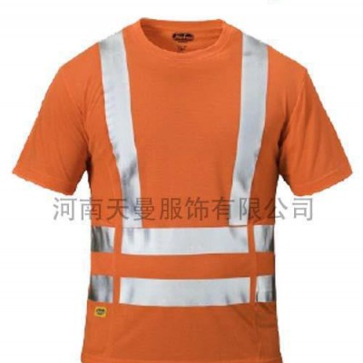 polo衫工装  反光polo衫 夏季安全T恤 POLO衫定制 纯棉T恤