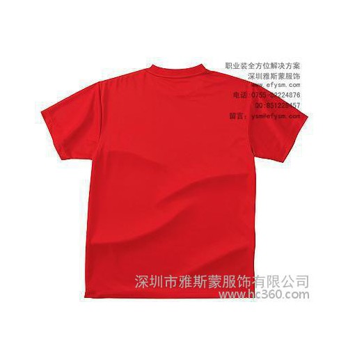 经典大红色POLO衫 无图简约男POLO衫 专业定做图2