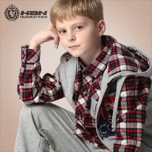双十一新韩版男童儿童纯棉戴帽运动装马甲长袖裤子三件套装拉链衫图2