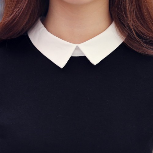 2016秋季女装新款秋装学生春秋裙子秋款打底秋款长袖连衣裙秋冬款图3