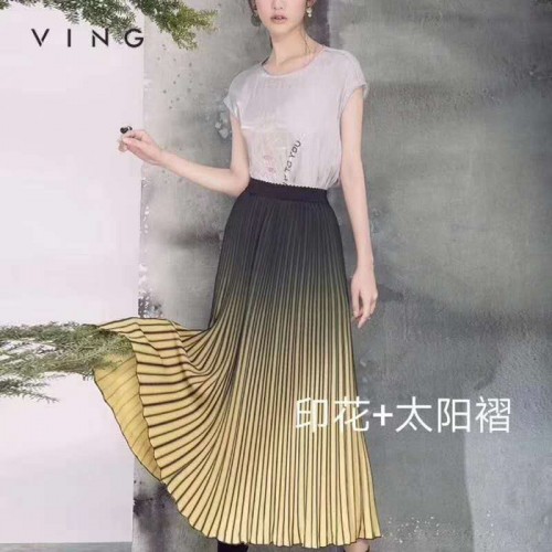 压褶压皱 机器压皱 太阳褶裙子 扇形褶图5