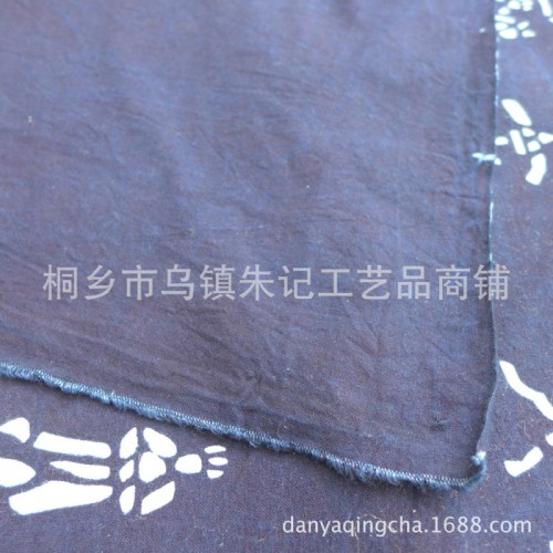 新品马拉车花布 民族风蓝花布服装面料裙子布料窗帘门帘布料图3