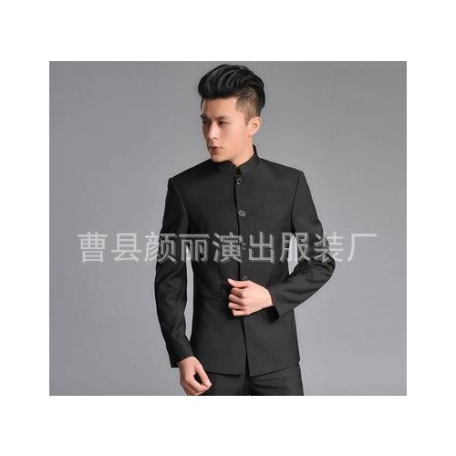 民国学生装男五四青年装民国时期校服毕业服写真中山装图3