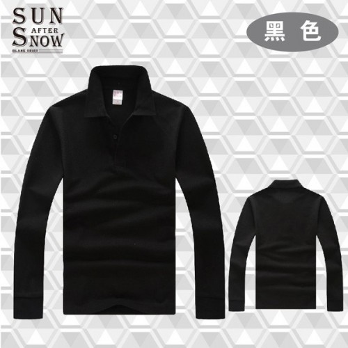 SUNAFTERSNOW 广告衫polo衫翻领图2