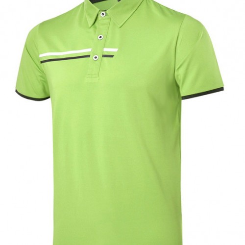 港茵 5818高尔夫服装定制 男式T恤POLO衫运动上衣服饰球服图2