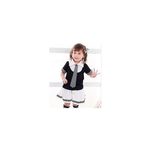 日韩新款公主套装 裙子套装学生装 夏天纯棉套装 K04图3