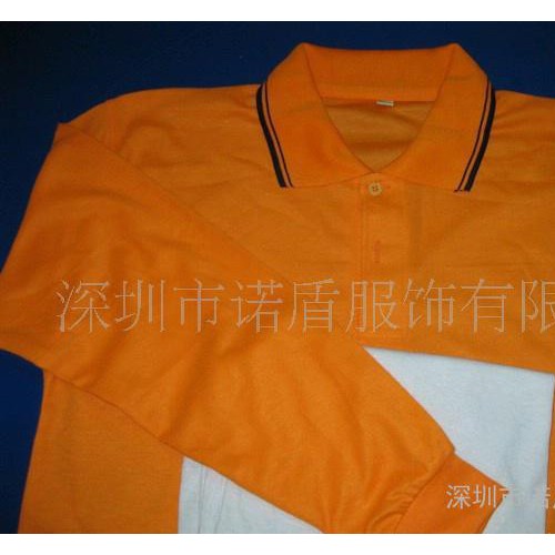 现货促销礼品赠品POLO翻领长袖T恤厂服