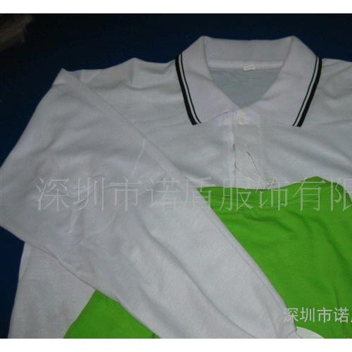现货促销礼品赠品POLO翻领长袖T恤厂服图3