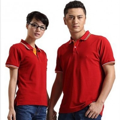 夏季短袖翻领POLO衫定制男女广告衫 工作服 校服定做直销