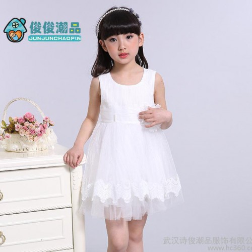 夏季新款韩版女童公主礼服六一儿童裙公主连衣裙蕾丝裙子8622