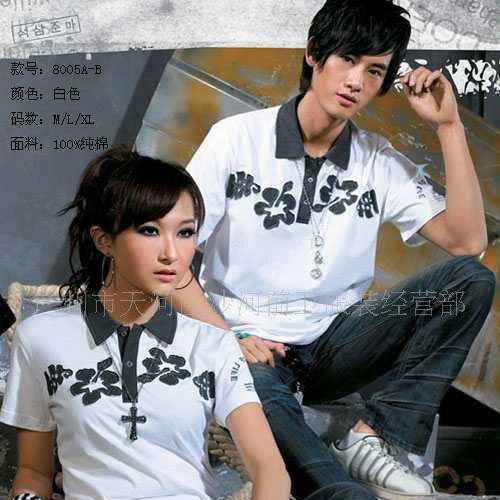 混批/订做/情侣衫/polo衫/外贸T恤/专业印花图2