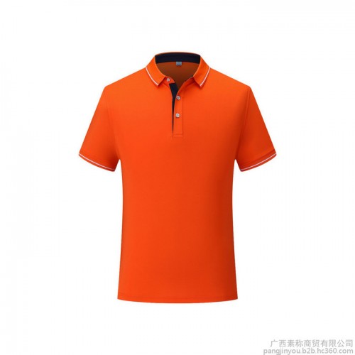 polo衫定制t恤印字logo定做文化翻领短袖工作服工衣刺绣同学聚会图2