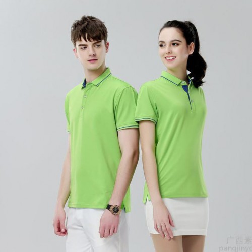 polo衫定制t恤印字logo定做文化翻领短袖工作服工衣刺绣同学聚会图3