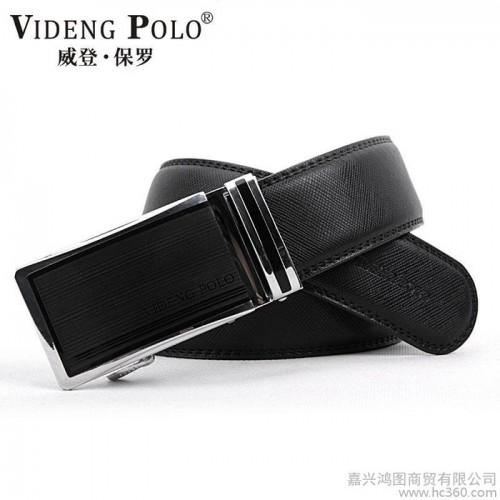 videng polo/威登保罗 男士商务皮带 自动扣牛皮腰带Q301693图2