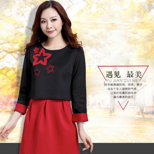 大码女装,秋款大码女装,秋款女装,短裙套装,小香风裙子,**2图2